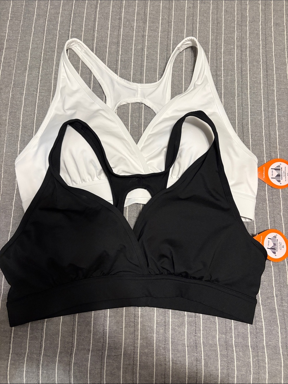 Everyday Racerback Bralette - Black & White